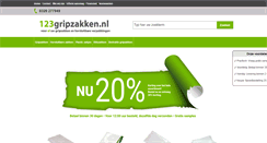 Desktop Screenshot of 123gripzakken.nl